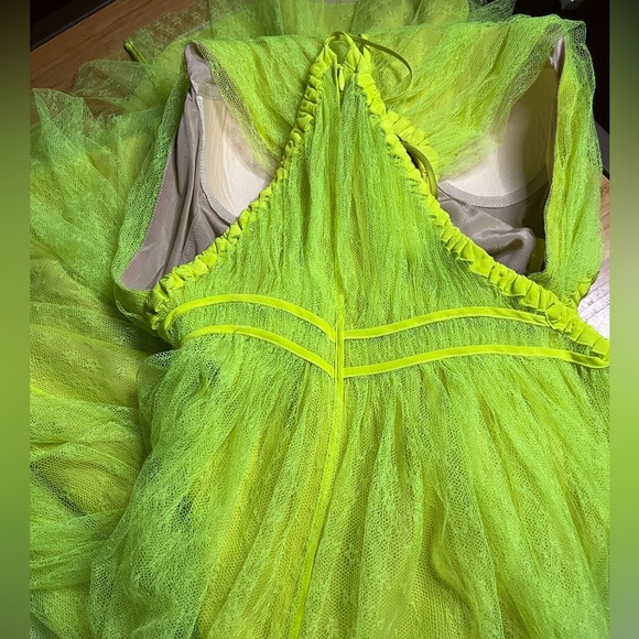 EUC Jason Wu Neon Yellow 2017 Runway Dress. Size 4 - Picture 10 of 11